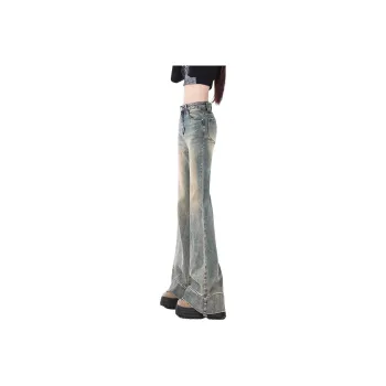 HELEH Jeans For Fall And Winter Women's Vintage Blue