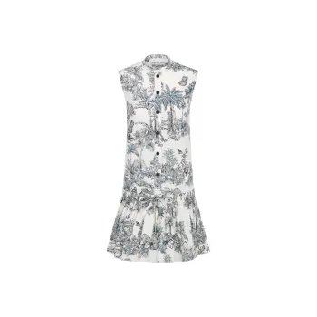 DIOR Dioriviera FW25 Sleeveless Dress Women's Blue