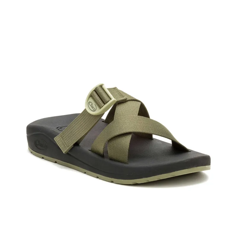 Chaco EVA Slip Resistant Abrasion Resistant Slide Slippers Men's Olive-2