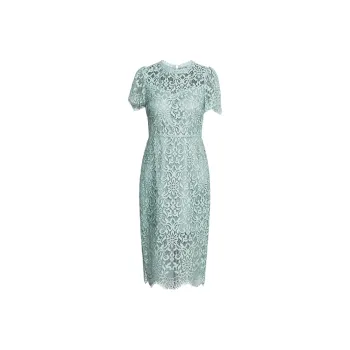 ROEYSHOUSE Short Sleeved Dress Women's Light Green