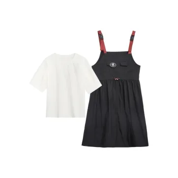 ZIHAN Two Piece Skirt Sets Women's Black