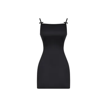 HOUSE OF CB Dainty Slip Dress Women's BLACK/Black