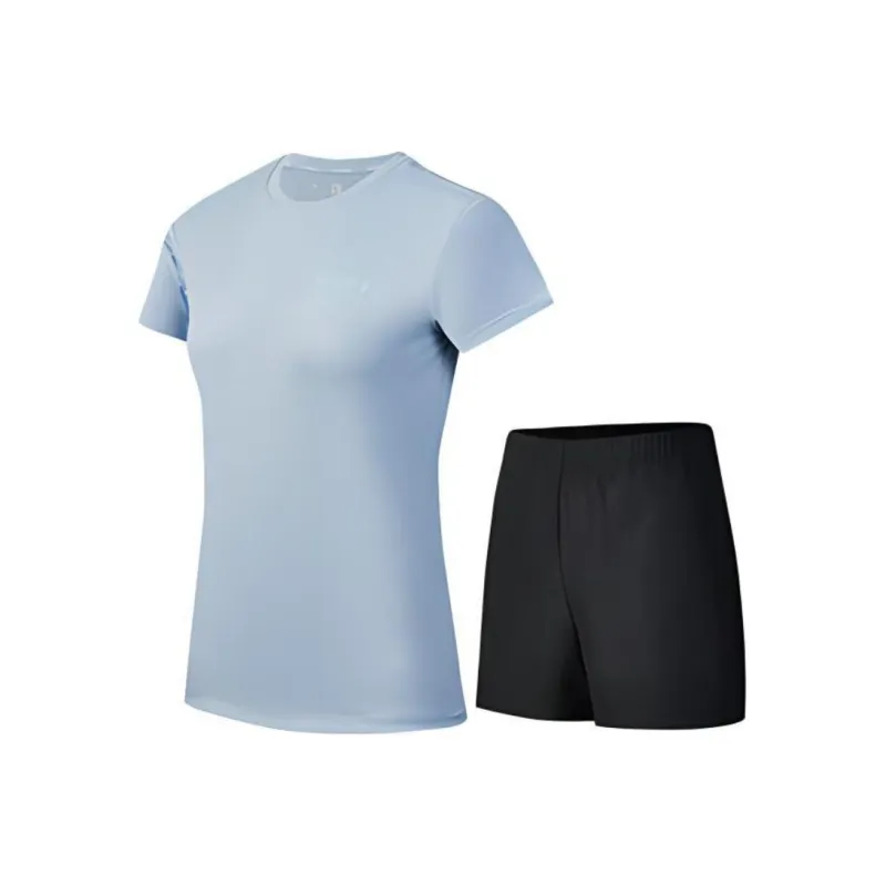 QIAODAN Casual Suit Women's Dream Blue/Black-0