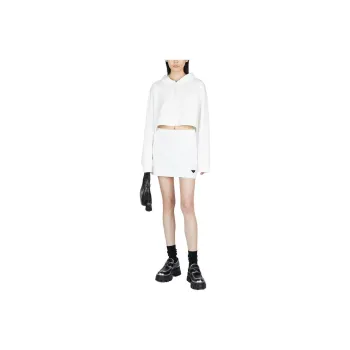 PRADA SS23 Casual Short Skirts Women's White
