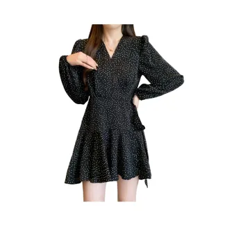 XIANSINIAO Long Sleeved Dress Women's