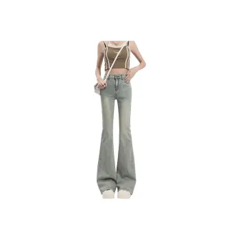 YINLEI Jeans Women's Yellow