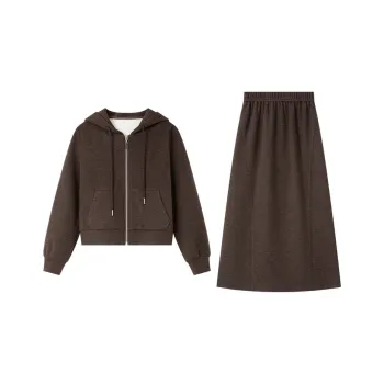 VIMLY Casual Suit Women's Coffee