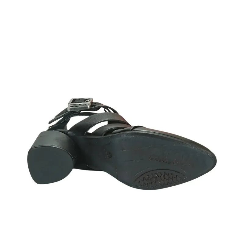 AirStep Enia Ankle Boots 8cm Women's Black-4