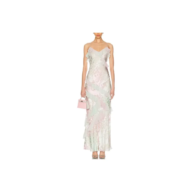 LOVESHACKFANCY Ruffled Long Dress-0