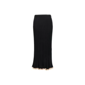 PROENZA SCHOULER High Rise Rib Knitted Midi Skirt