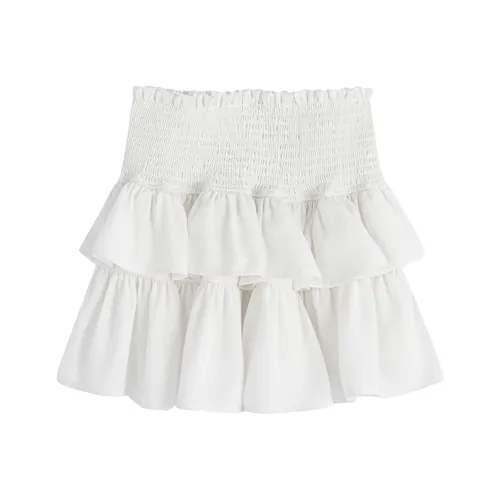 KING PRINCE Casual Short Skirts Women's White