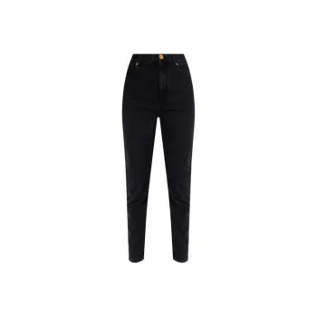 BALMAIN High Waist Slim Fit Jeans