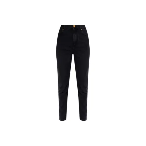 BALMAIN High Waist Slim Fit Jeans