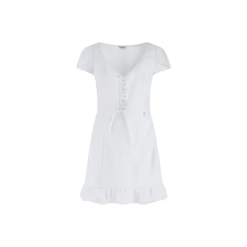 GUESS Short-Sleeved Dresses Women's White