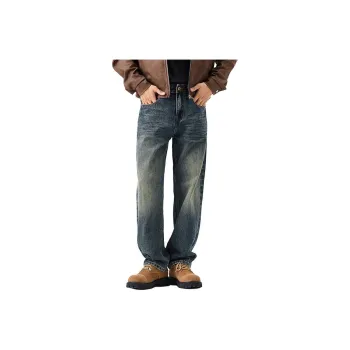 SONGS ALONG Jeans Unisex Blue