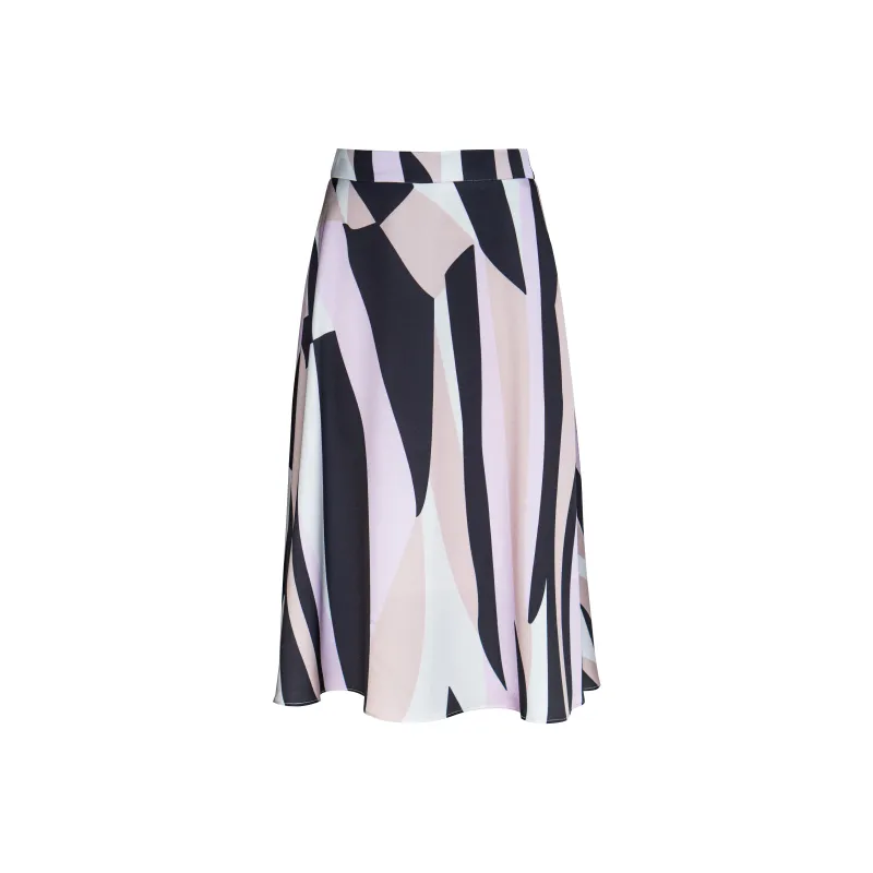 ROEYSHOUSE Casual Long Skirts Women's Multicolor-0