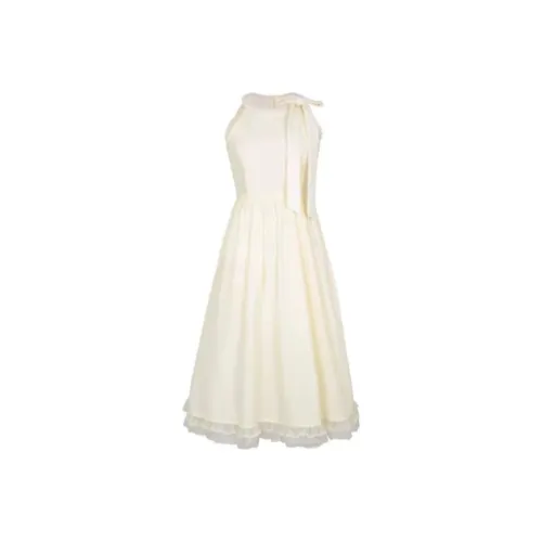 PAIN OR PLEASURE Sleeveless Dress Women's Ecru