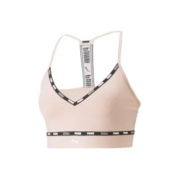 PUMA Low Impact Puma Strong Strappy Bra Sports Underwear Women's Pink