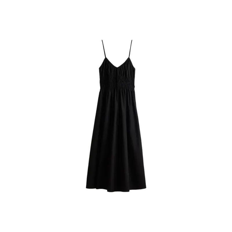 H&M Slip Dresses Women's Black-0
