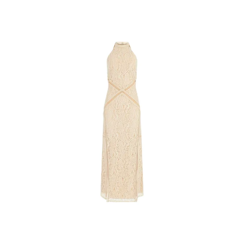 GUESS Sleeveless Dress Women's Cream-0