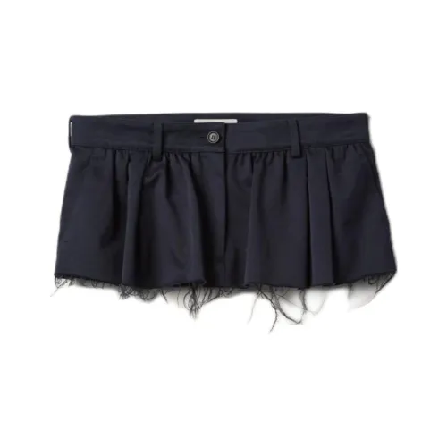 MIU MIU Casual Short Skirts Women's Blue