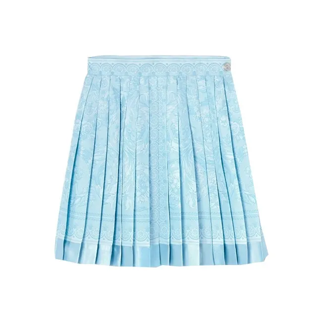 VERSACE Barocco Printed High-Waist Mini Skirt-0