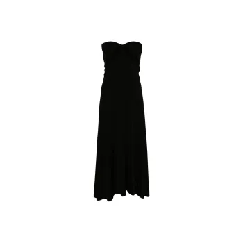 DAVID KOMA Strapless Maxi Dress