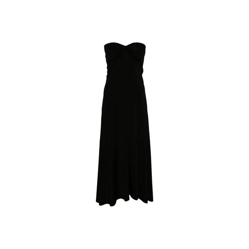 DAVID KOMA Strapless Maxi Dress-0