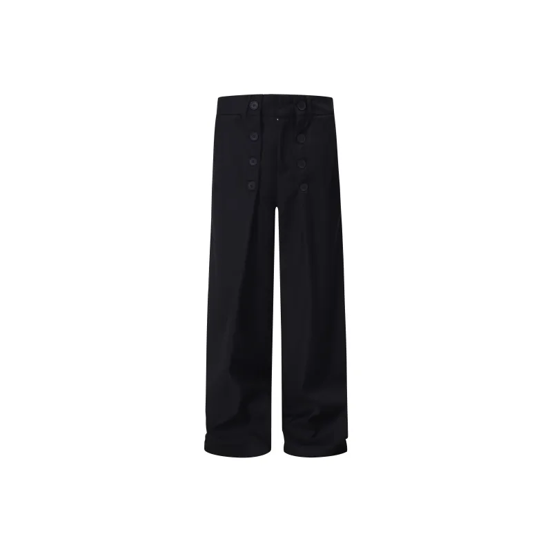 VINMUK Suit Trouser Unisex Black-0