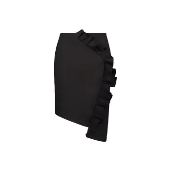 SUNDAY LIFE Casual Long Skirt Women's Black