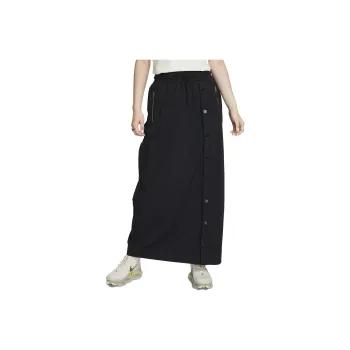 Nike Women's Loose Fit High Waist Long Skirt Black