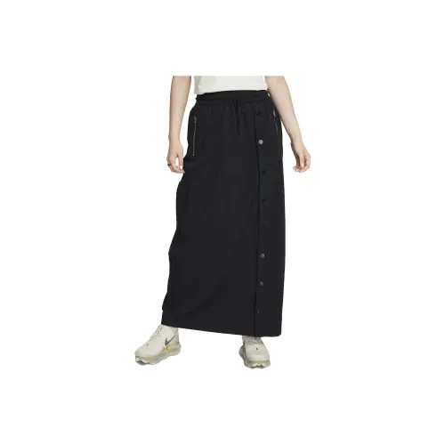 Nike Women's Loose Fit High Waist Long Skirt Black