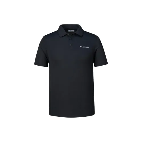 Columbia Polo Shirt Unisex Black