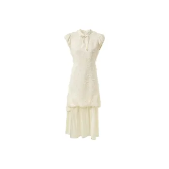 3COLOUR Short Sleeved Dress Women's Ecru