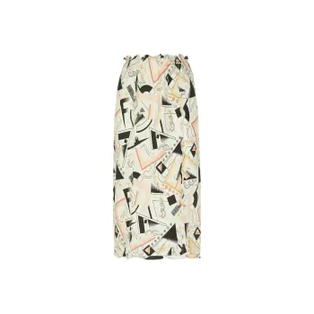 FENDI FW22 Casual Long Skirts Women's White
