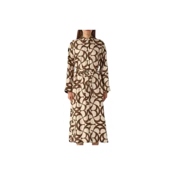 'S MAX MARA Long Sleeved Dresses Women's Brown