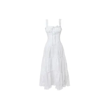 LEMON FAIRY Slip Dresses Women's White