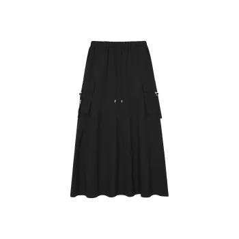 BETTY BOOP Casual Long Skirts Women's Eco Friendly Black