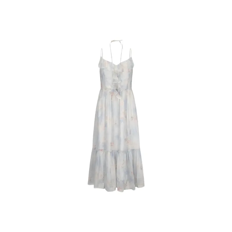 YGPRW Slip Dresses Women's Blue-0