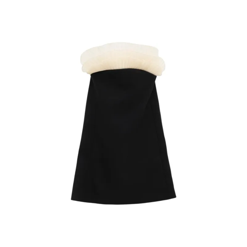 CELINE Sleeveless Dress Women's Black-0