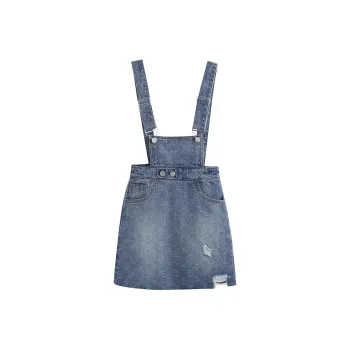 KLDINOR Denim Short Skirts Women's Light Blue