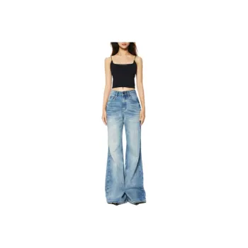 YINLEI Jeans Women's Teal Blue