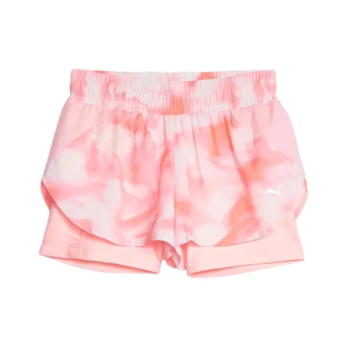 PUMA RUN ULTRAWEAVE 2IN1 SHORT Women's Sports finish Inappropriate Women's Pink