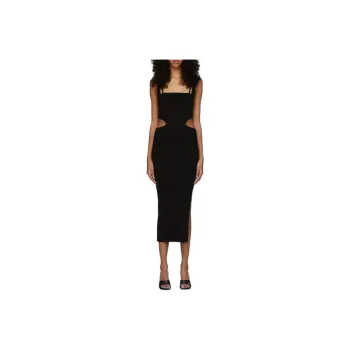 Anna October Slip Dresses Women's Black