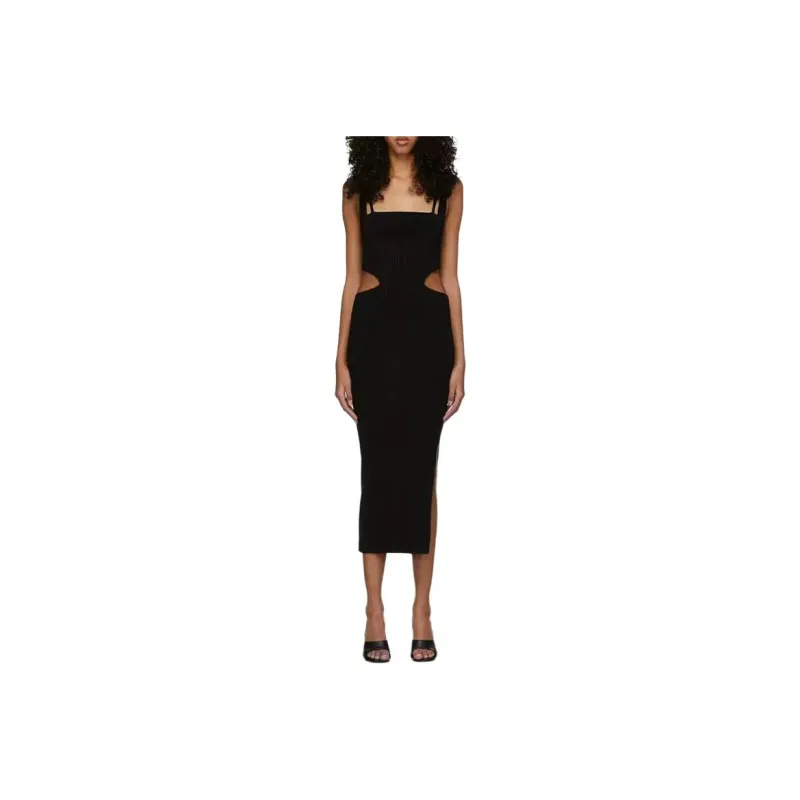 Anna October Slip Dresses Women's Black-0