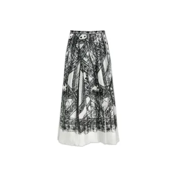 Erdem Lace-print Skirt
