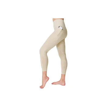 Sweaty Betty Athletic Trousers Women's Eggstone Pattern Beige Yellow