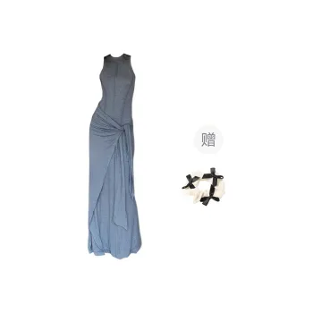 TURN UP Sleeveless Dress Women's Dark Gray