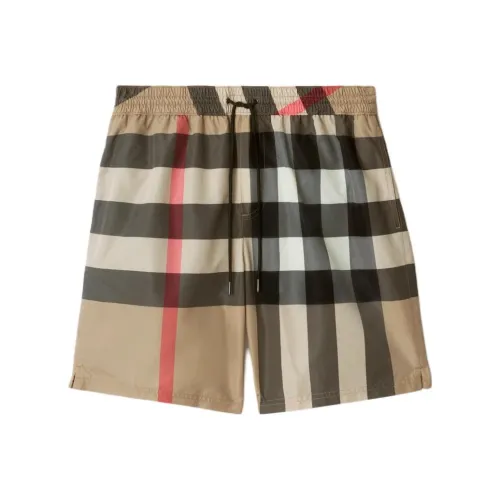 Burberry Checked Swim Shorts