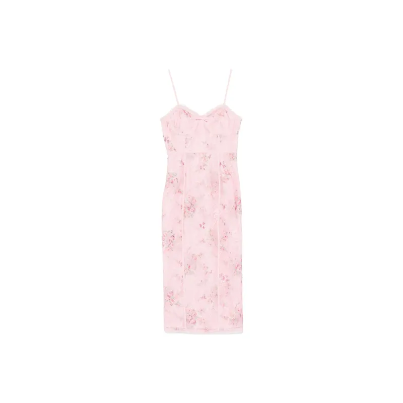 LOVESHACKFANCY Tresor Midi Dress-0